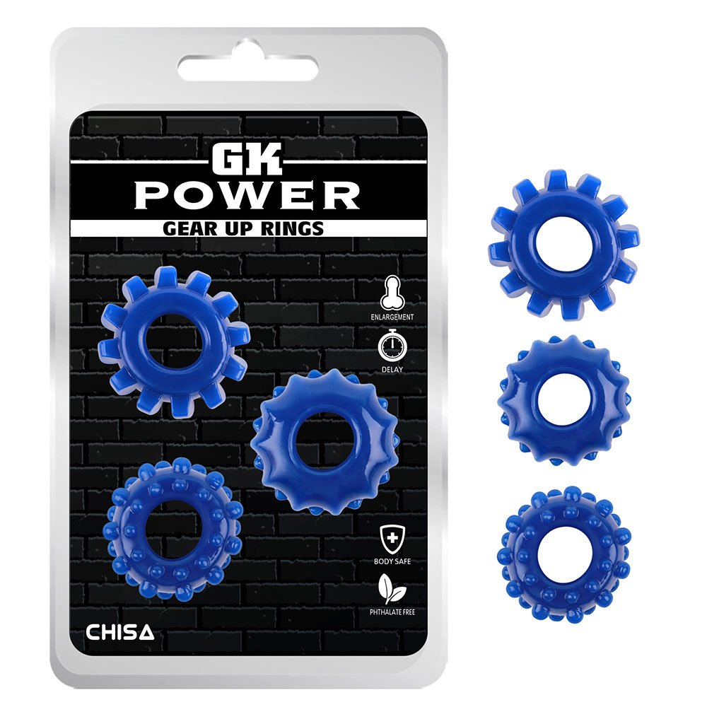 Gear Up Üzüklər-Mavi