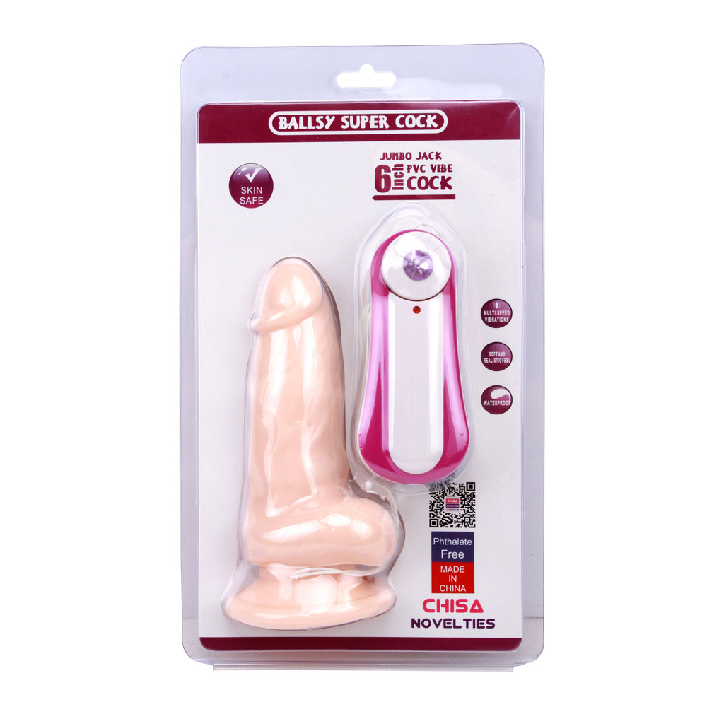 JUMBO JACK 6 Vibrasiyalı Dildo
